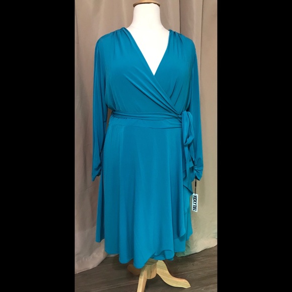 vicky tiel wrap dress